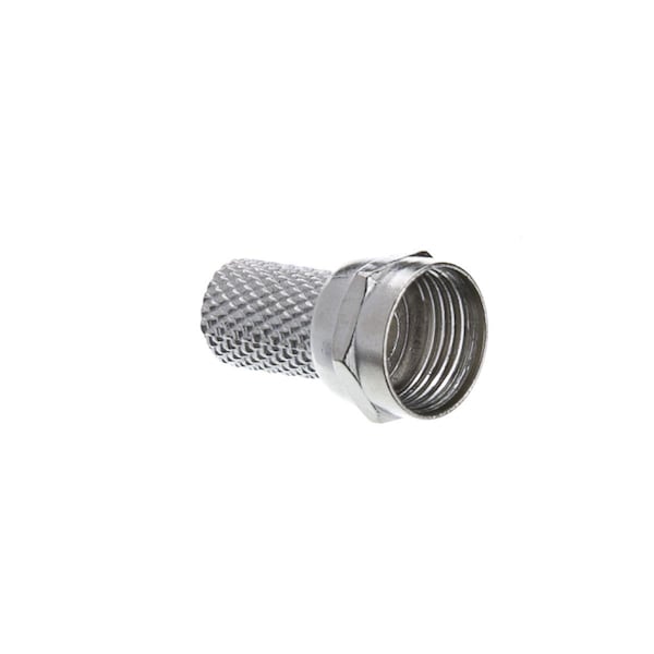 Cable Wholesale 1 hole Wall Plate for F-Pin Connector, White ASF-20254WH - main